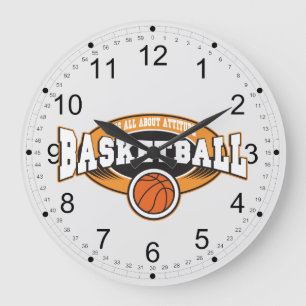Relógio Grande Atitude do basquetebol