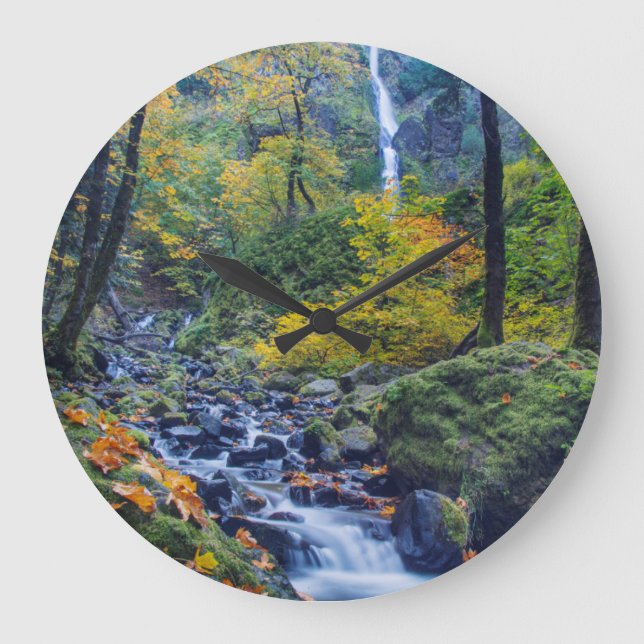 Relógio Grande Autumn Color Along Starvation Creek Falls 2 (Frente)