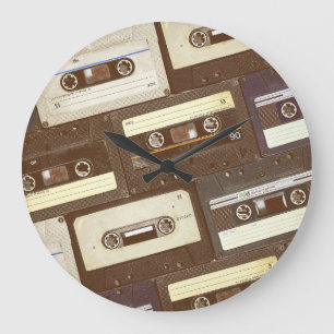 Relógio Grande Aves Tropicais: Vintage a tucanos e papagaios