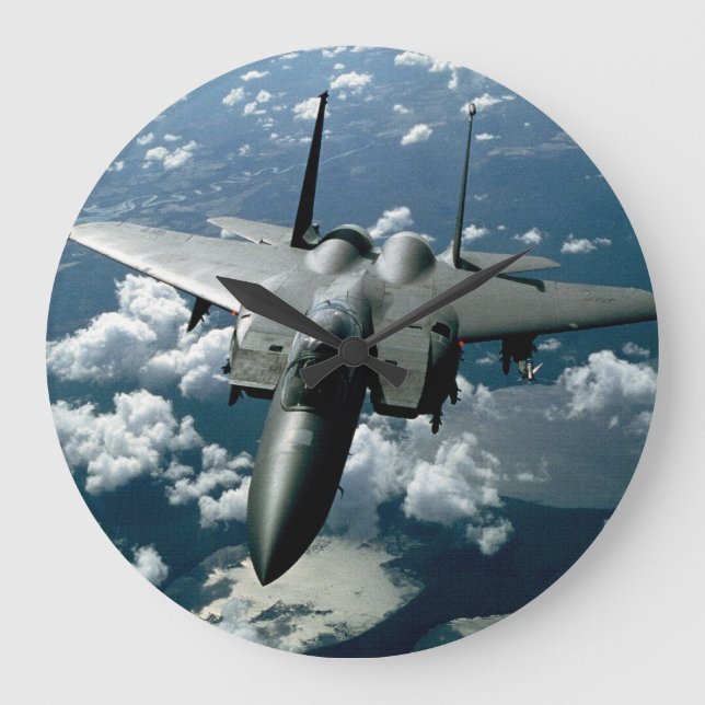 Relógio Grande Avião de Combate (Frente)