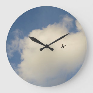 Relógio Grande Avião no pulso de disparo de parede do céu