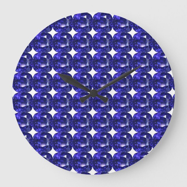 Relógio Grande Azul profundo (Frente)