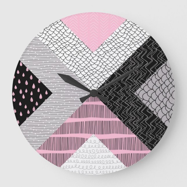 Relógio Grande Azulejos, desenho à mão livre. (Frente)