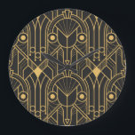 Relógio Grande Azulejos Geométricos Modernos Art Deco<br><div class="desc">Padrão de azulejos geométricos modernos. fundo de luxo sem descontinuidades deco-art abstrato. Vintage encontra-se moderno no luxo geométrico. Os sonhos de Art Deco se realizaram. Azulejos geométricos modernos, luxo abstrato. Vintage art deco touch. deco, fundo, padrão, abstrato, ilustração, textura, decor, moda, vintage, gold, white, retro, line, sem descontinuidades, geométrica, luxo,...</div>