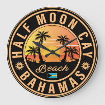 Baamas de meia-lua retro Férias Sunset 60