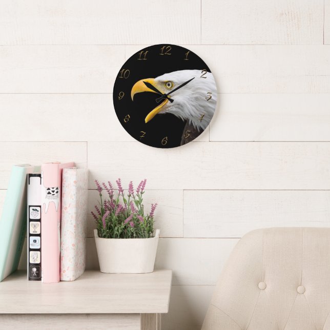 Relógio Grande Bald Eagle (Sala de leitura)