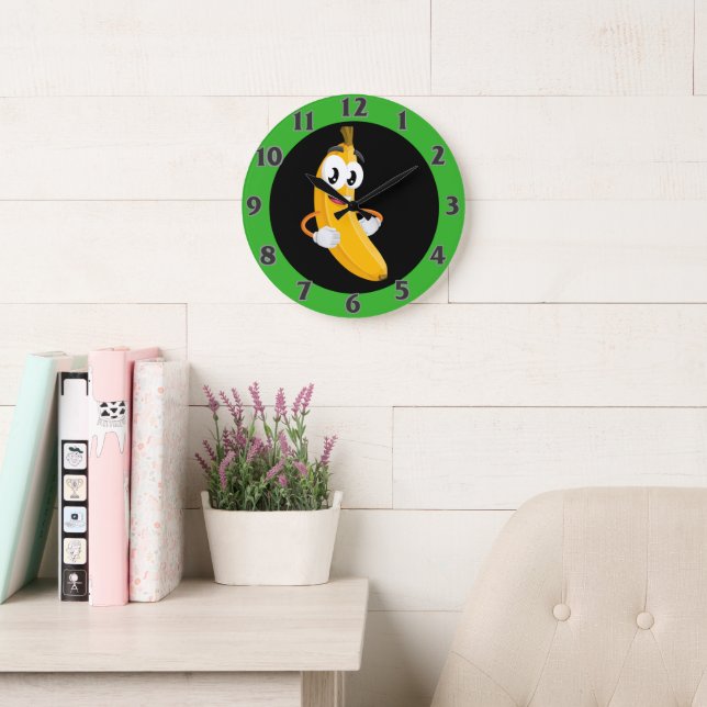 Relógio Grande Banana (Sala de leitura)