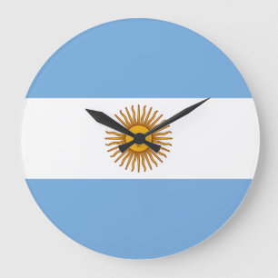 Relógio Grande Bandeira Argentina (argentina)