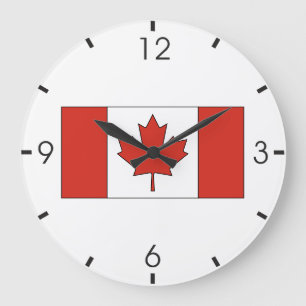 Relógio Grande Bandeira canadense