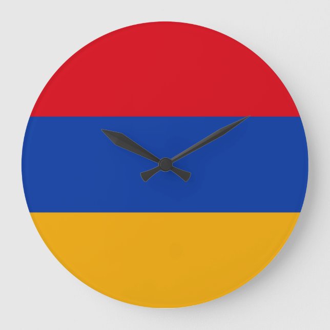 Relógio Grande Bandeira da Armênia (Frente)
