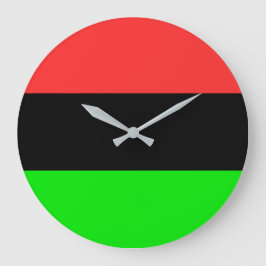 Relógio Grande Bandeira da diáspora afro-americana