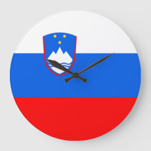 Relógio Grande Bandeira da Eslovênia