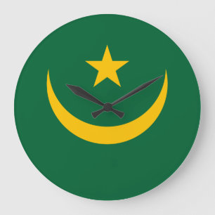 Relógio Grande Bandeira da Mauritânia