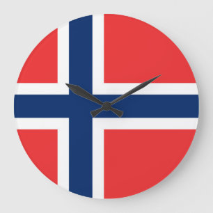 Relógio Grande Bandeira da Noruega