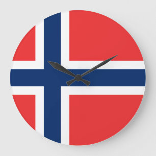 Relógio Grande Bandeira da Noruega (Noruega)