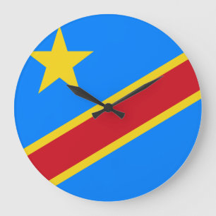 Relógio Grande Bandeira da República Democrática do Congo