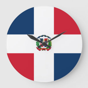 Relógio Grande Bandeira da República Dominicana