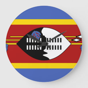 Relógio Grande Bandeira da Suazilândia