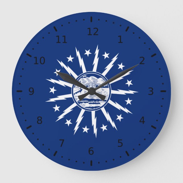 Relógio Grande Bandeira de Buffalo, Nova Iorque (Frente)