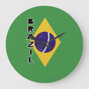 Relógio Grande Bandeira do Brasil