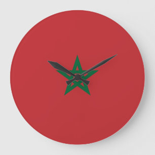 Relógio Grande Bandeira do Marrocos