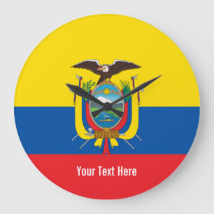 Relógio Grande Bandeira nacional do Equador