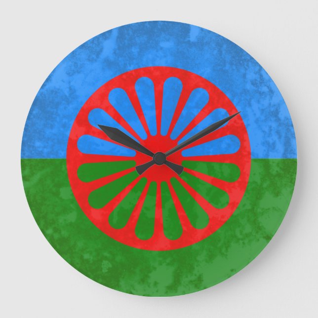 Relógio Grande bandeira romani (Frente)
