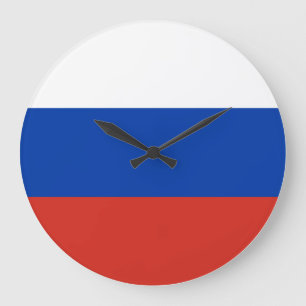 Relógio Grande Bandeira Rússia (Rússia)
