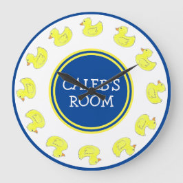 Relógio Grande Banheira de Banheiras de Bathtub Ducker Amarelo