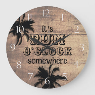 Relógio Grande Bar da Praia Rum O'Clock