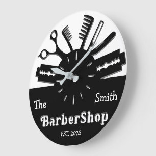 Relógio Grande Barbearia Personalizada