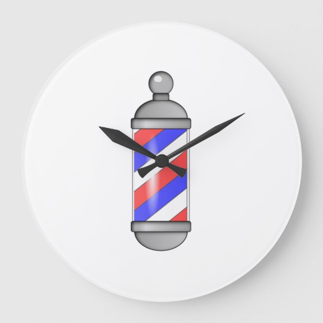 Relógio Grande Barbearia Pólo (Frente)