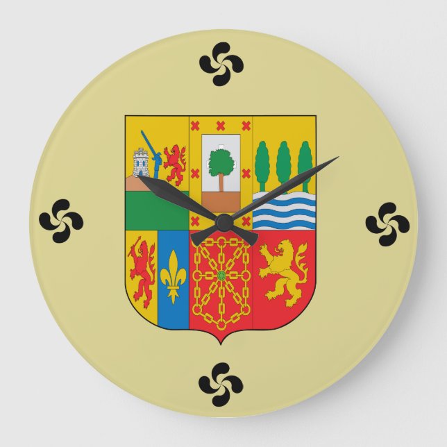 Relógio Grande Basque Wall Clock (Frente)