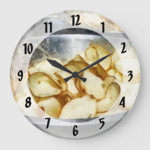 Relógio Grande Batatas frescas