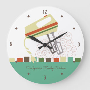 Relógio Grande Batedores elétricos retros que cozem o pulso de