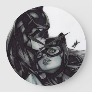 Relógio Grande Batman & Catwoman ~ Bruce wayne & Selina Kyle