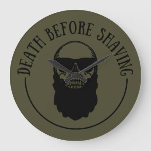 Relógio Grande Bearded cita barba engraçada dizendo presentes