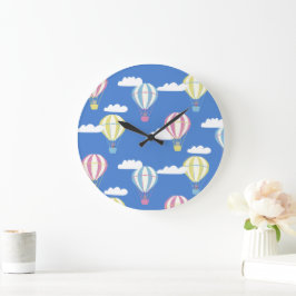 Relógio Grande Bears & Rabbit Hot Air Balloday Out