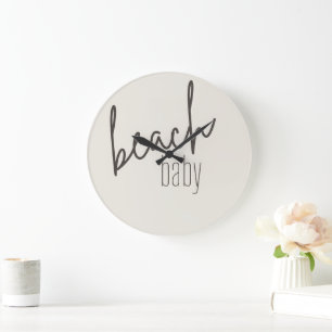 Relógio Grande bebê da praia. Relogio