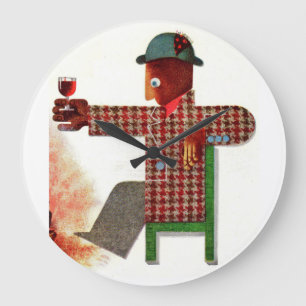 Relógio Grande bebida de vinho AKA enófilo