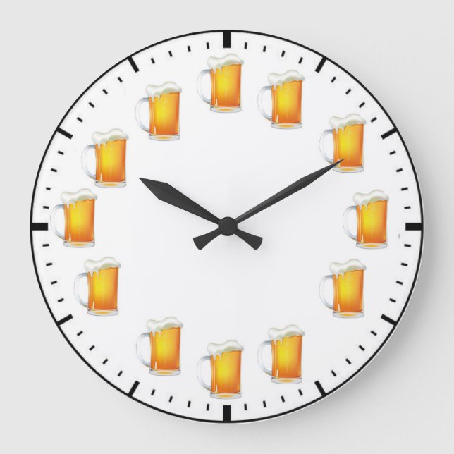 Relógio Grande Beer-O-Clock (Frente)