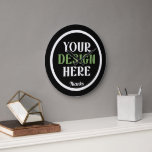 Relógio Grande beijo personalizado, exclusivo, elegante e minimal<br><div class="desc">Esta design é acessível a todos. Sinta-se livre para personalizar o logotipo, as imagens, o texto e as cores de acordo com suas preferências. Muito obrigado.</div>
