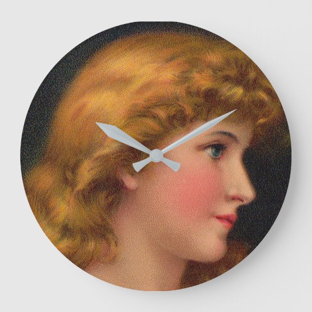 Relógio Grande bela mulher do século XIX (Frente)