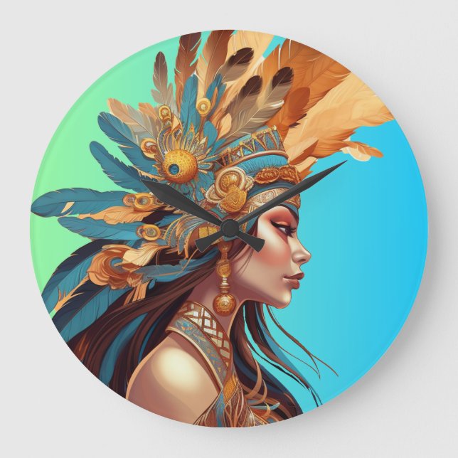 RELÓGIO GRANDE BELEZA NATIVA #1 (Frente)