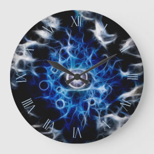 Relógio Grande Belo Design de Olhos