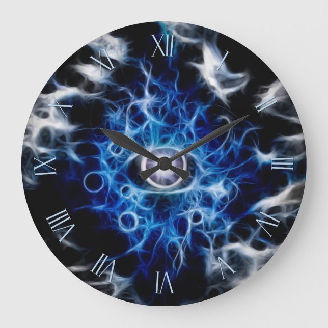 Relógio Grande Belo Design de Olhos (Frente)