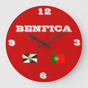 Relógio Grande Benfica Portugal Wallclock