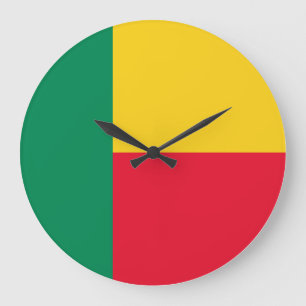 Relógio Grande Benin Flag