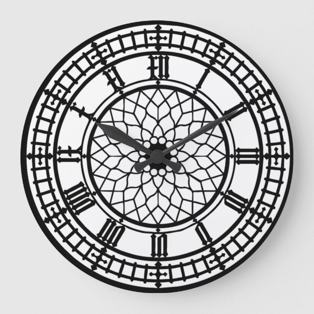 Relógio Grande Big Ben Lover's Wall Clock (Frente)