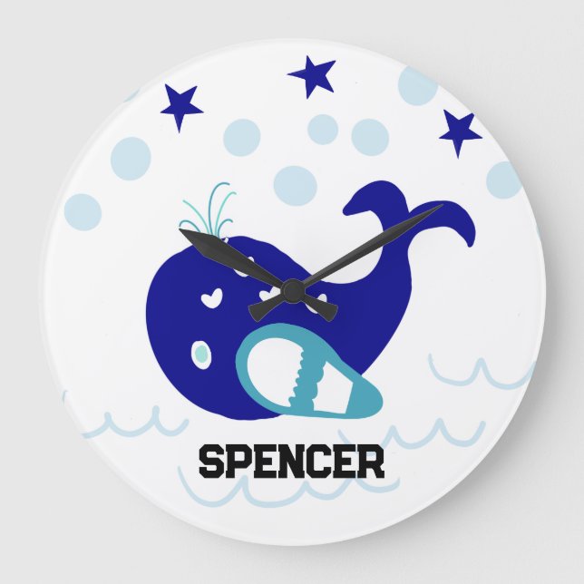 RELÓGIO GRANDE BILLY THE WHALE (Frente)